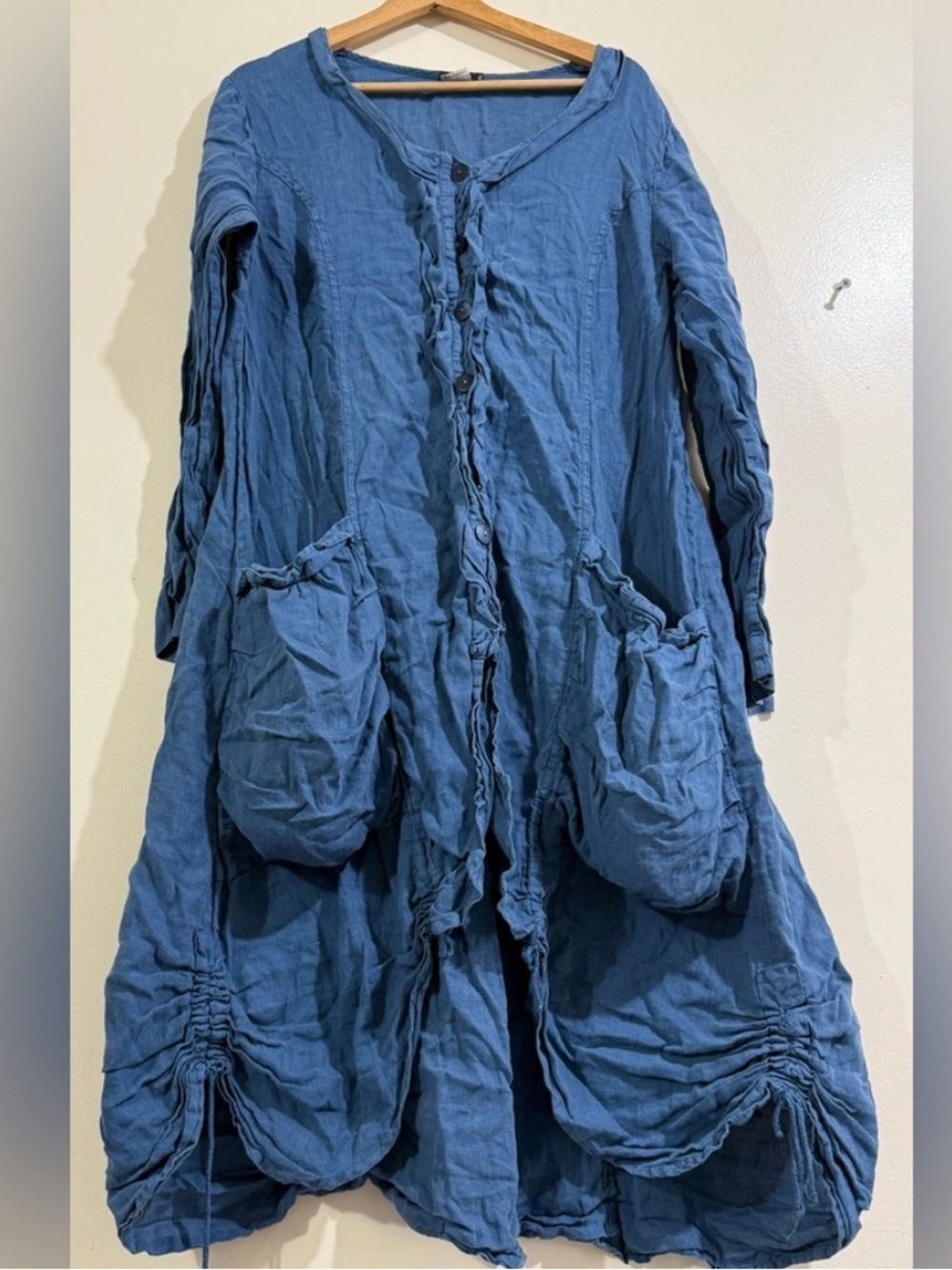 Grizas Blue Women's Dress - Soft Washed Indigo